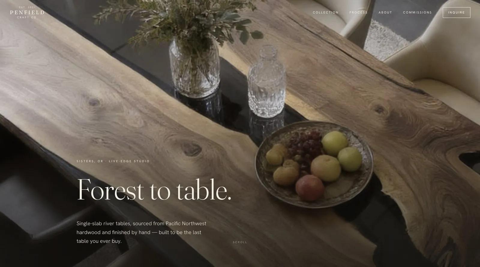 Furniture maker site