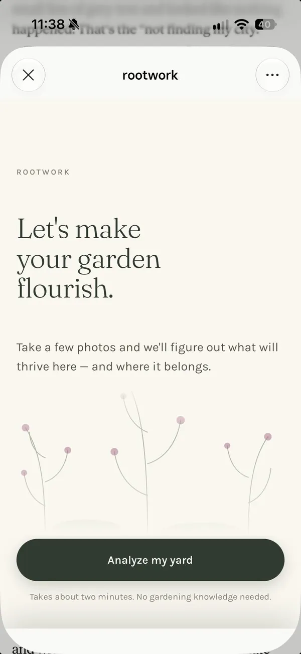 Rootwork garden app